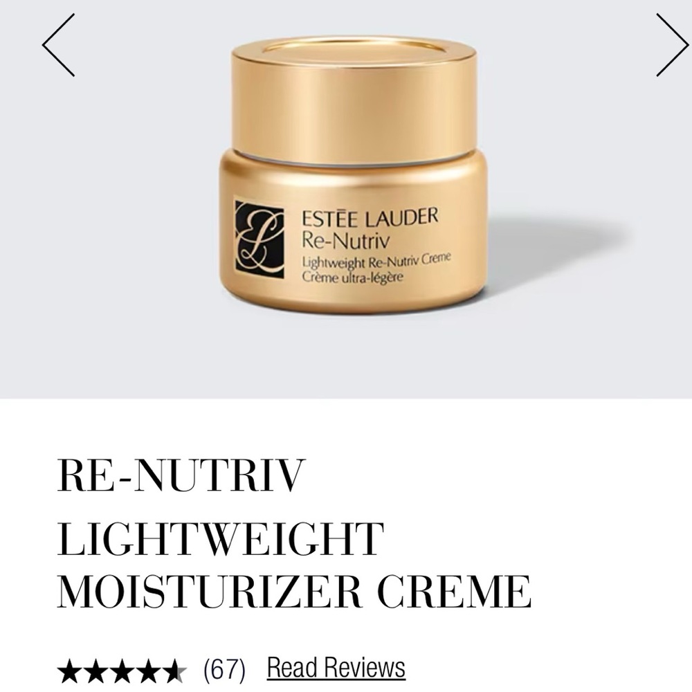 RE-NUTRIV MOISTURIZER CREME
